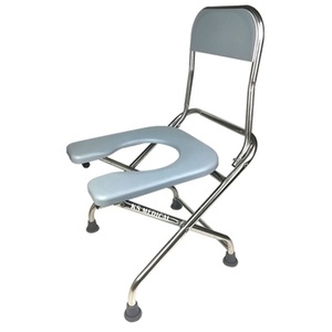 KSMED Vô Hiệu Hóa Nhà Vệ Sinh Ghế KSM-CC Trọng Lượng Nhẹ Gấp Du Lịch <span class=keywords><strong>Commode</strong></span> Ghế Bánh Xe Nhà Vệ Sinh Ghế Với Cánh Tay - Product Image 4