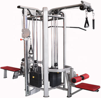 Machine de fitness multi-jungle commerciale à 4 stations, multifonctionnelle, 5 stations, multi-jungle à 5 colonnes, à vendre