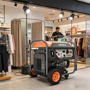 Vex Wolsale 10kw क्षैतिज साइनेज गैसोलीन जनरेटर ओपन फ्रेम के साथ ऑटो स्टार्ट 50hz <span class=keywords><strong>230V</strong></span> रेटेड वोल्टेज - Product Image 2