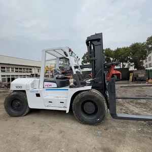 Montacargas TCM japonés usado de 10 toneladas a precio económico con motor diésel Isuzu 6BG1, pocas horas de uso, excelente estado, originalmente fabricado en Japón. - Product Image 2