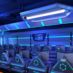 WE E-sports Meubles d'hôtel Décoration de salle de jeux Top E-sport <span class=keywords><strong>Café</strong></span> <span class=keywords><strong>Café</strong></span> Lumière LED pour salle de jeux - Product Image 4