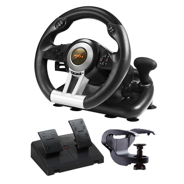 SUNDI Programmable PXN V3II Simulator Racing Game Gaming Steering Wheel for PC P4 Switch
