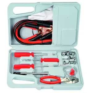 Various Wholesale Safety Assistance Bag Car Emergency Tool set, booster cable, roadside tool kit