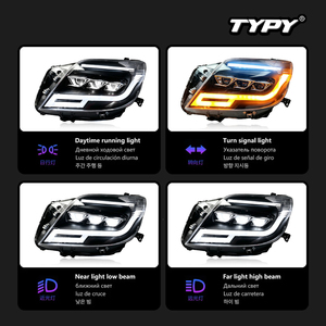 ชุดแปลงเลนส์ไฟหน้า LED สำหรับ Toyota Land Cruiser Prado ปี 2010-2013 พร้อมไฟเดย์ไลท์และไฟเลี้ยวแบบเรียงลำดับ - Product Image 3
