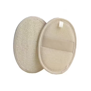 Nettoyant naturel éco-certifié pour le corps Douche ovale Spa Bain Épurateur Loofah Éponge Brosses Filet Matériau Tampons Sacs Serviettes - Product Image 2