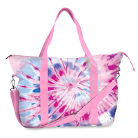 Sac fourre-tout en toile surdimensionné « Pastel Delight » pour voyage, recyclé, durable, élégant, pour femme, personnalisable, vente en gros
