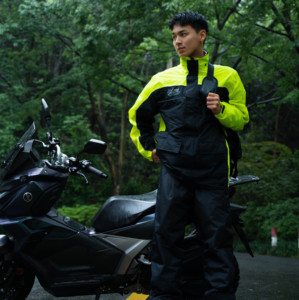 Combinaison imperméable <span class=keywords><strong>pantalon</strong></span> et veste de <span class=keywords><strong>pluie</strong></span> réfléchissante pour <span class=keywords><strong>moto</strong></span>, imperméable pour homme et femme - Product Image 6