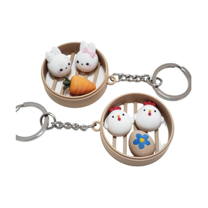 Jouet anti-stress imprimé en 3D FDM PLA PETG, porte-clés Baozi, jouet de soulagement du stress, jeu de tic-tac-toe éducatif, plateau de jeu, coussin adhésif, jouet de bureau - Product Image 2