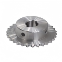 Fabrication en usine de pignons en acier inoxydable avec un pignon à 9 dents de 1/4 de pouce 04C, ensembles de chaînes de pignons