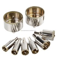 Forets électro-plaqués de précision de 70-100 mm pour percer le porcelaine, le verre, le marbre, etc. Tige triangulaire 10 mm