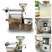 Ensemble professionnel Commercial électrique 30kg 20kg 12kg 10kg 6kg 5kg torréfacteur à gaz Machine à café en grains torréfacteurs à vendre