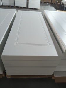 <span class=keywords><strong>Porte</strong></span> en PVC laminé sous vide avec motifs gravés personnalisés, étanche, anti-déformation, base stable pour hôtel, appartement, ISO - Product Image 4