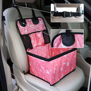 Housse de siège arrière pour animaux de compagnie, coussin de siège rectangulaire imperméable pour la protection des chats et des chiens en voyage en voiture - Product Image 1