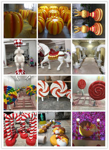 Esqueleto borracho pirata escalada fibra de vidrio pirata tema decoración parque temático escultura pirata capitán decoración de fibra de vidrio - Product Image 5