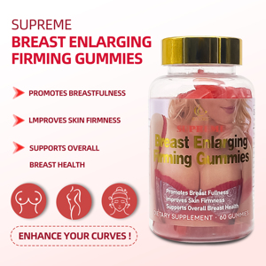 Gomitas DUOZI para Aumentar y Reafirmar el Busto con Fenogreco y Pueraria Mirifica para Curvas Naturales y Elasticidad de la Piel, 60 Gomitas - Product Image 3