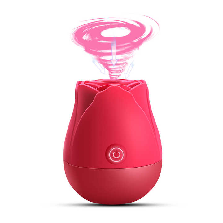 Hot Rose Shape Clit Sucking Vibrator Sex Toys for Women Vagina Nipple