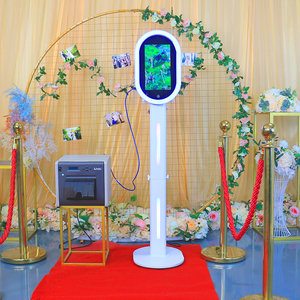 Photomaton pas cher, ovale, pour fête, selfie, cadre de mariage, miroir magique, kiosque, miroir, stand photo, machine photomaton - Product Image 5