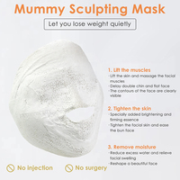 OEM 3D Visage Y Momie Masque Lifting de la Peau Raffermissant Anti-âge Rides Fade Ridules Hydratant pour le Visage Masque Réparateur
