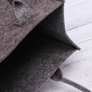 ถุงผ้าสักหลาดใช้ซ้ำได้สำหรับงานหนักกระเป๋าช้อปปิ้งเป็นมิตรกับสิ่งแวดล้อมสำหรับเป็นของขวัญขายปลีกโปรโมชั่นการสร้างแบรนด์และกิจกรรมขององค์กร - Product Image 6