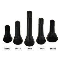 Valve TR414BR pour pneu plein sans chambre à air Toolon, pour gonflage et dégonflage de moto