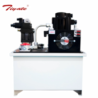 Groupe hydraulique à refroidissement par air à servocommande proportionnelle double avec vanne servo proportionnelle pour unité hydraulique de mélangeur Banbury