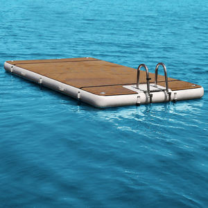 Plataforma Flotante Inflable para Agua, Isla Flotante para Pesca, Natación y Ocio - Product Image 3