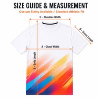 T-shirt de sport en polyester à séchage rapide, personnalisé OEM ODM, sublimé, coloré, à motifs de pincettes, pour l'entraînement des équipes de football