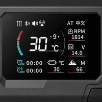 OkyRie HC-K024 Interruptor de Calefacción de Estacionamiento, Controlador Digital LCD para Calefacción de Aire Diésel, 12V 24V Universal para Camiones, Autocaravanas y Furgonetas