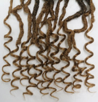 Nouveautés Meilleures Ventes Perruque Tresse De River Locs Crochet Hair Pieces Extensions de Cheveux Goddess Faux Locs Micro-loop Single Weft