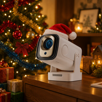 HY260 PRO Auto Focus 1080P 200 ANSI LED Android 14 24 Langues 8K Haut-parleurs intégrés Cadeau de Noël Home Cinéma Portable