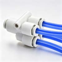 Connecteur pneumatique rapide en Y série KQ2UD, 5 voies, 1 entrée 4 sorties, raccord rapide pour tube d'air, séparateur de tuyau d'air à déconnexion rapide