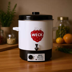 Olla para Conservas Weck de 29 L y 35 cm, Esmaltada en Blanco con Grifo - Product Image 3