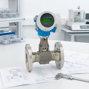 Débitmètre Endress+Hauser Prowirl F 200 Proline 7F2C2H DN200 8" avec boîtier double chambre certifié SIL pour processus gaziers OEM - Product Image 3