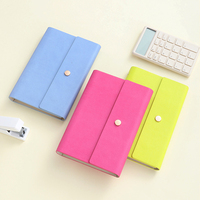 En Stock épaissi A6 cahier à feuilles mobiles Pu A5 cahier à trois volets bureau d'affaires Notepsd livre à spirale cadeaux personnalisés