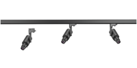 Projecteur de contour sur rail à large encadrement pour éclairage de musée et de galerie d'art LED 10W à haut indice de rendu des couleurs