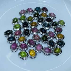 Оптовая продажа, натуральная Высококачественная Серебристая 925, несколько цветов, турмалиновое хрустальное ожерелье, хрустальный флакон, подвеска для украшения подарков - Product Image 2