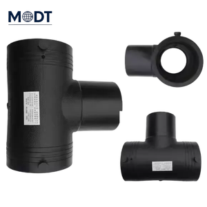 Conector en T de fusión eléctrica de alta presión de HDPE, tipo <span class=keywords><strong>EF</strong></span>, de 3 vías, para reducción de tuberías de riego - Product Image 1
