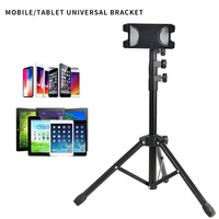 Support de tablette flexible pour sol, 1,45 m, support de téléphone réglable en métal, support pour iPad Mini Air Pro Surface