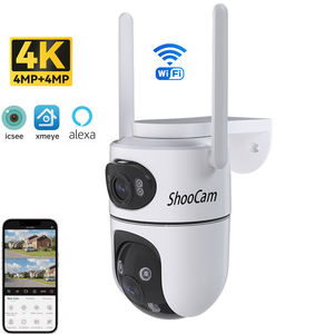 Caméra de sécurité extérieure OEM 8MP CCTV Caméra POE à vision nocturne couleur intelligente Micro intégré Caméra PTZ IP à détection humaine - Product Image 1