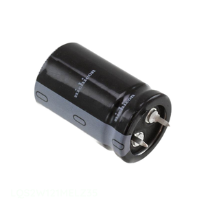 ตัวแทนจำหน่ายอย่างเป็นทางการ ตัวเก็บประจุแบบ Through Hole LQS2W121MELZ35 ความจุ 120 ไมโครฟารัด 20% 450 โวลต์ แบบ Snap TH - Product Image 1