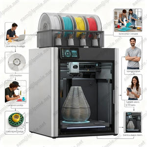 Imprimante 3D Bamboo <span class=keywords><strong>Lab</strong></span> H2 Series avec système AMS et boîtier, impression multi-matériaux - Product Image 6