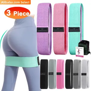 Custom Logo Gedrukt Yoga Gym Oefening Glute Weerstand Hip Bands