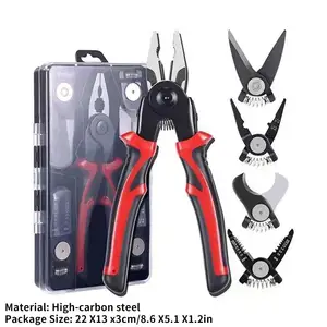 5 in 1 Multifunctional Pliers Crimpimng Wire Cutter Stripper Combination Plier Set Tool Kit Repair Tools