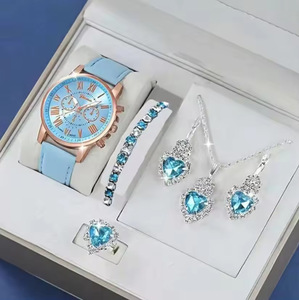 Ensemble de montres et bijoux pour femme Best-seller Ancient <span class=keywords><strong>Wolf</strong></span>, <span class=keywords><strong>montre</strong></span> à quartz double couche avec bracelet en acrylique pour dames - Product Image 1