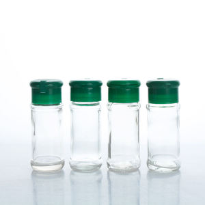 Glass Spice Bottle with Plastic Lid 75ml Capacity Cover with Hole Design for <b>Camping</b> Use Kitchen <b>Storage</b> - Product Image 4