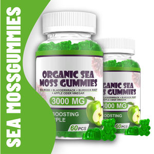 Gommes aux algues biologiques OEM pour adultes Gommes vitaminées végétariennes aux fruits aromatisés à la pomme Supplément aux algues irlandaises - Product Image 6