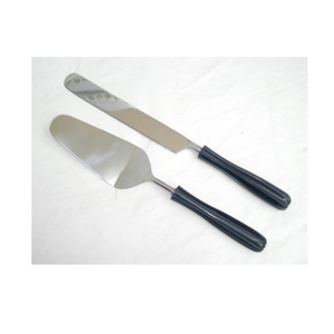 Juego de servir pasteles minimalista de acero inoxidable de la mejor calidad (cuchillo y espátula) a precio de mayoreo - Product Image 3
