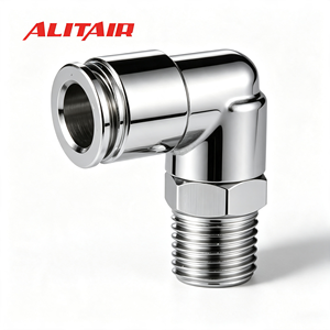 ALITAIR AMPB Raccords en laiton de type T à connexion rapide Nouveaux raccords en laiton Connecteur rapide pneumatique Raccord de tuyauterie à insertion rapide - Product Image 4