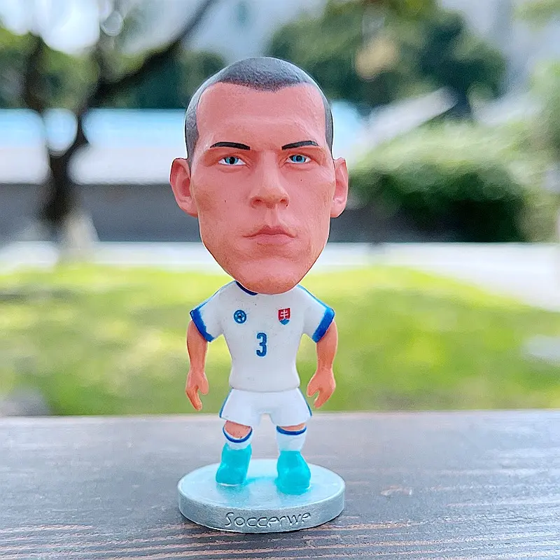 Custom Design Football Player Figures Speelgoed/Custom Collectible Pvc 3d Plastic Figuur