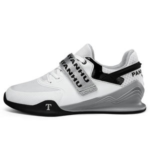 <span class=keywords><strong>Zapatillas</strong></span> de Levantamiento de Pesas para Hombre y Mujer, <span class=keywords><strong>Zapatillas</strong></span> Deportivas de Entrenamiento de <span class=keywords><strong>Sentadillas</strong></span>, Deportivas, de Caña Baja, con Cierre de Velcro, de Lona y Malla Transpirable, Ligeras - Product Image 3